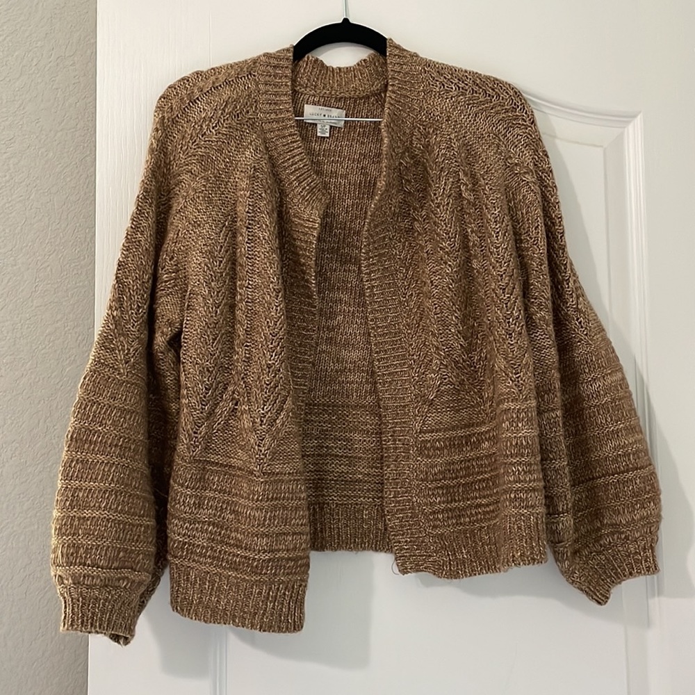 Lucky Brand brown sweater small
